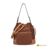 Guangzhou factory PU leather for women pebble leather ladies bag