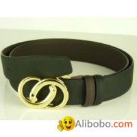Double Sided Genuine Leather Belt with Pin Buckle