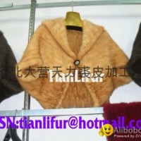 Fur shawl, mink shawls, rabbit mink woven shawl