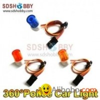 High Imitation RC 360 Degree Rotation Small Night Flash LED Light