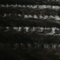 MINK BLACK FUR PLATES(front paw,behind paw ,oval)