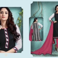 Casual Daisy Work Dress Material