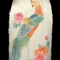 Chinese painting cheongsam