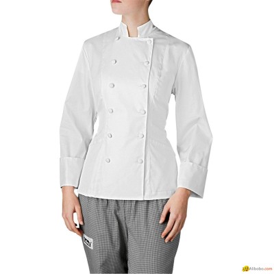 WOMEN’S NOUVEAUX ROYAL COTTON CHEF COATpicture1