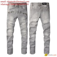 Wholesaler Balmain Jeans Balmain Biker Skinny Pants Jeans Cheap Balmain Jeans