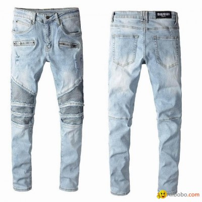 Whosale top balmain Mens jeans, High quality Balmain jeans, famous brand jeanspicture1