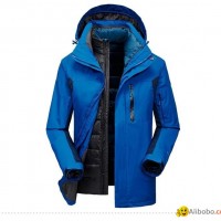 Men's 3 in 1 jacket coat high quality outdoor jackets performance wear