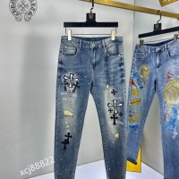 wholesale Top quality Chrome Hearts newest youngest jeans clothes 1:1 top