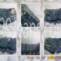 Trendy Dark Blue Denim Shorts