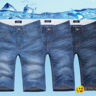 2015 new fashion summer style men jeans short modelpicture1
