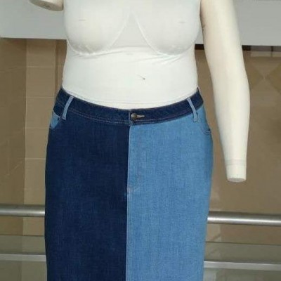 Women's denim short skirtpicture1