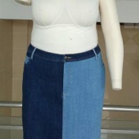 Women's denim short skirt