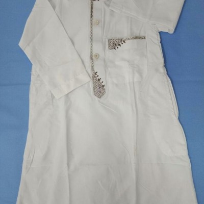 Embroidered Arabian Robe for Children 3X Peached Fabricpicture1