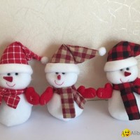 12CM STUFFED SNOWMAN LOVELY