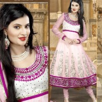 Matwali- Light Pink color Semi-stitched Salwar Kameez