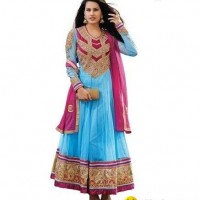 Fancy Anarkali Net Salwar Kameez