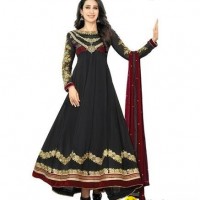 Wonderful Black Designer Salwar Suit