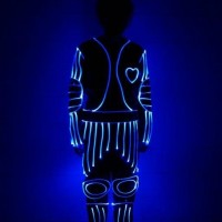 optical fiber luminous stage costume