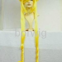 Sailor Moon Yellow Cosplay Wig Synthetic Hair Wig Customized Wigs