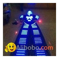 LED lighting stilt walker kryoman robot suits/costumes