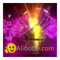 LED lighting butterfly dancing dress/costumes