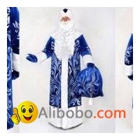 Customize men’s Santa Claus costumes on Christmas festival