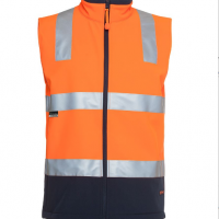 Workwear HI VIS D+N SOFTSHELL VEST