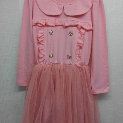 wholesale  autum  dress  girl  dress long sleeve   4  to 9 yearspicture1
