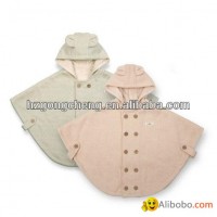 100% Organic Cotton Baby Girl Cloak Clothes