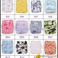 New Printing Breathable Minky Cloth Diapers With Inserts