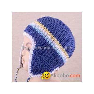 Crochet Earflap Beanie Hatpicture1