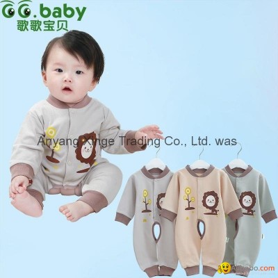 Spring Fall Long Sleeve Baby Rompers 100%Cotton Newborn Baby Boy Girl Jumpsuitspicture1