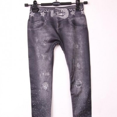 Kids Faux Denim Leggingspicture1