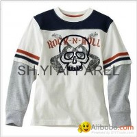 Fashion boy long sleev shirt