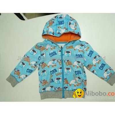 kids cute hoodie with all over print and pockets for spring and wholesalepicture1