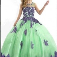 Multi Colors Flower Girl Prom Dresses Lace Edge Girls Pageant Ball Gowns F1487