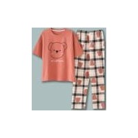 Women's cotton Pajamas with print