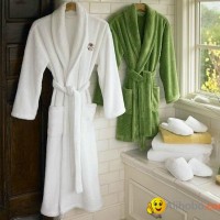 customized 100% cotton bathrobe