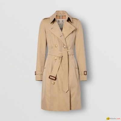 The Mid-length Chelsea Heritage Trench Coat Women cotton rain jacketpicture1