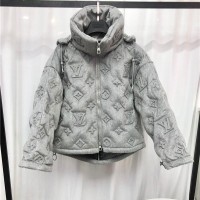 Monogram Bomber Jacket Coat Cheap               Men's Down jackets