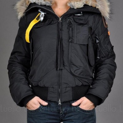 Gobi Bomber Snow Coat Women PJS Warm Fur Zip Up Hooded Bomber Jacketpicture1