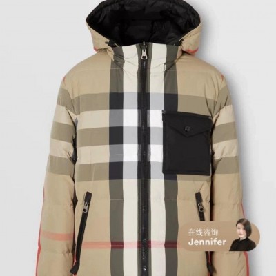 Rutland checked shell down puffer jacket men winter snow coatspicture1