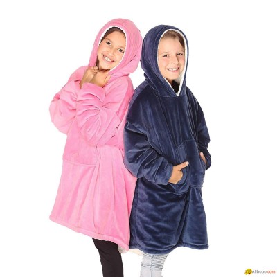 portable cozy Hoodie outdoor warm sweatshirt blanket for winterpicture1