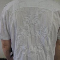 men's short sleeve fashion blouse