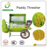 Professional mobile mini paddy rice thresher