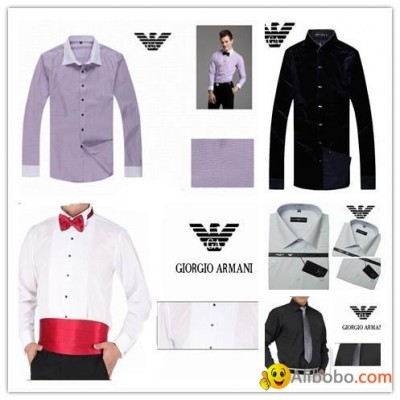 Armani Casual Shirt Armani  Gents Shirt LONG SLEEVE STRIPE SHIRT ubingles toppicture1
