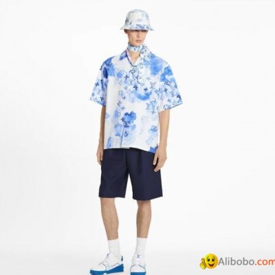 2021 newest     MBROIDERED WATERCOLOR SHIRT, original quality     hirt,1:1 LVpicture1