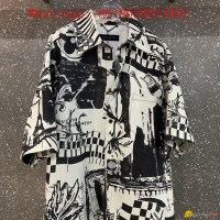 2023 Cool Shirt Full Print Logo Shirt High Quality Men Short Sleeve Shirt S-XL