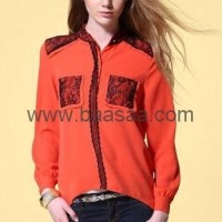 Wholesale Womens Clothing Fashion Shirts Womens Leisure Wear Brand Clothes