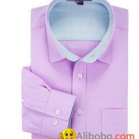 100% Cotton Oxford Plain Color Man's Slim Fit Long Sleeve Business Dress Shirt